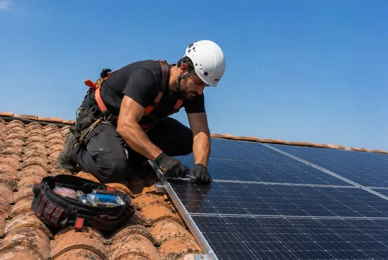 Maintenance et monitoring de panneaux solaires à Beaumes-de-Venise
